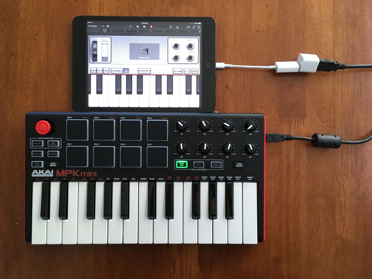 Garageband cable for ipad air